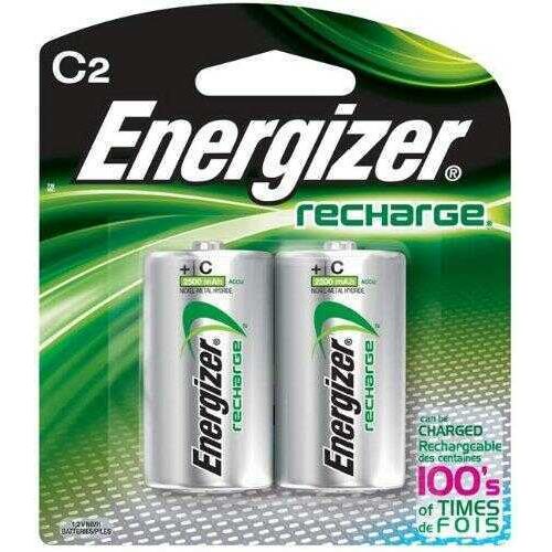 Energizer Recharge Batteries C2 Pack