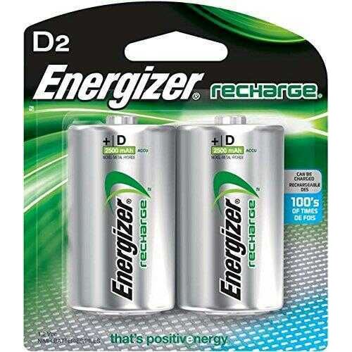 Energizer Recharge Batteries D 2pack