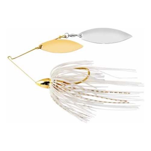 War Eagle Gld Dbl Wil Spinnerbait Wht Gld