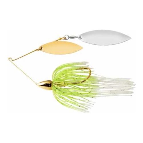 War Eagle Gold Dbl Wil Spinnerbait Wht Cht