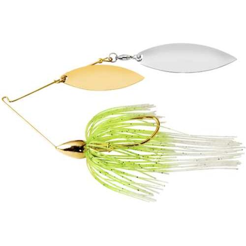 War Eagle Gold Dbl Wil Spinnerbait Wht Cht