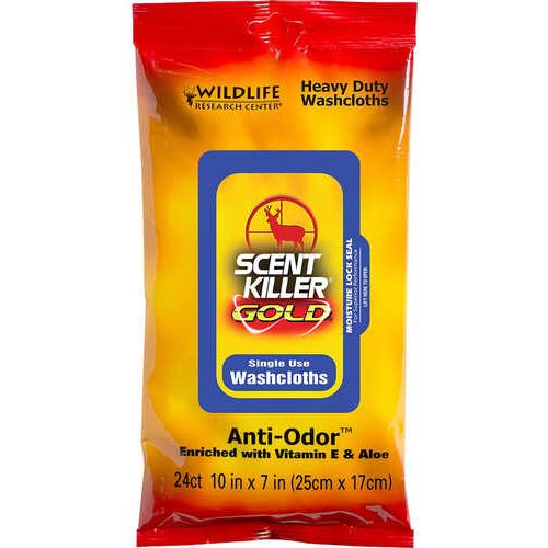 Wildlife Research Scent Killer Gold HD Washcloths 12 pk.