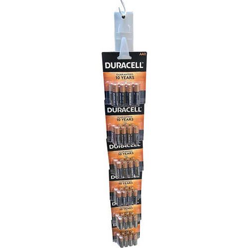 Duracell Coppertop Batteries Strip Clip 24 AA 8 pk. and 12 AAA 8 pks. Model: 5003794