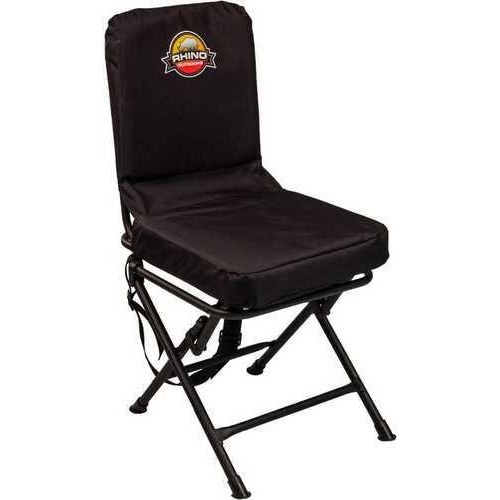 Rhino Blind Foldable Swivel Chair Black