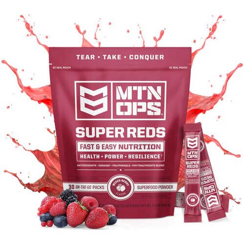 MTN Ops Super Reds Trail Packs Mixed Berry 30pk Model: 2132460330