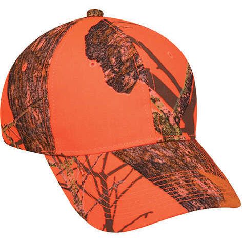 Outdoor Cap Blaze Orange Hat w/Velcro Closure 350