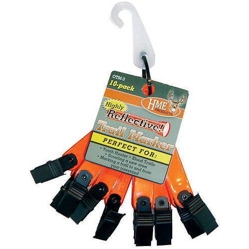 Hme Products HME Reflective Trail Markers Vinyl Metal Clip 10/pk. 54581