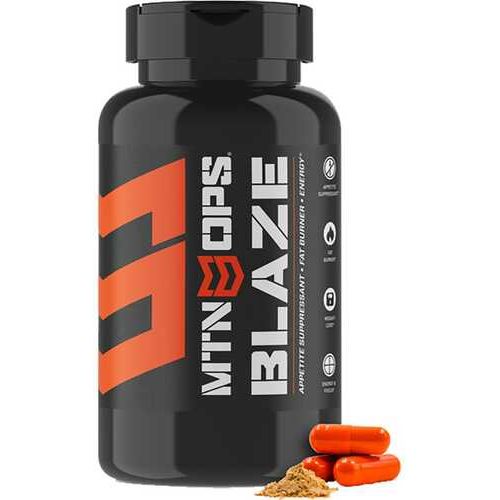 MTN OPS Blaze Capsules Energy/Fat Burner/Appetite Suppresent 30 ct.