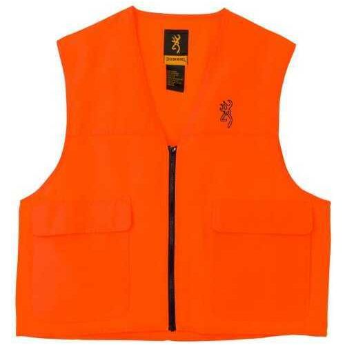 Browning Safety Vest Blaze Orange Large Model: 305100013