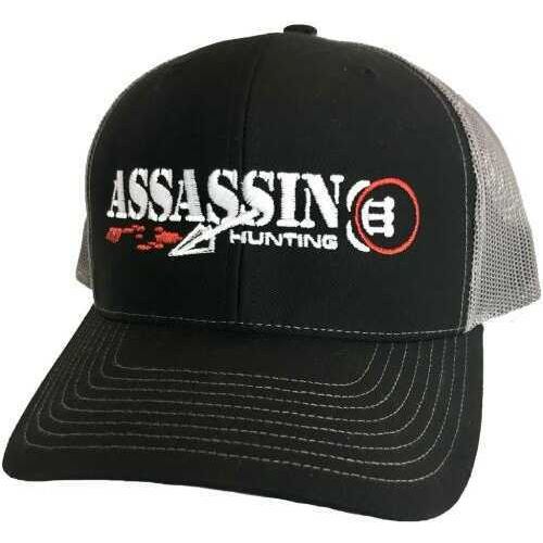 Assassin Mesh Back Hat Bloodtrail Black/Charcoal OSFA Model: HATBLKCHLARCHMESH