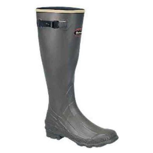 OPEN BOX: Lacrosse Grange Rubber Boots OD-Green 18In Size 7