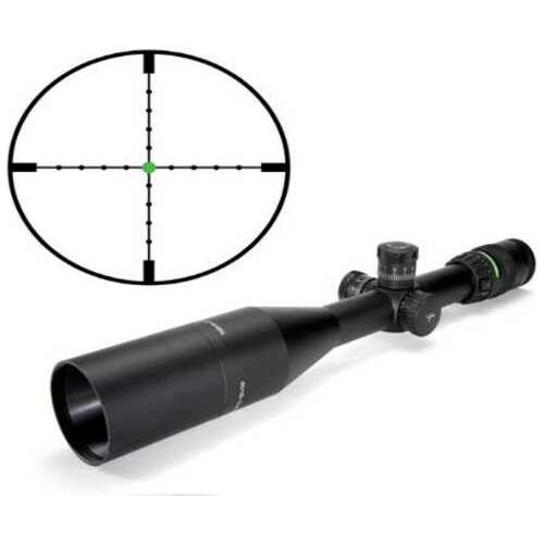 Trijicon 200043 Accupoint 5-20X 50mm Obj 19.40-5.20 ft @ 100 yds FOV 30mm Tube Matte Black Finish Illuminated Mil-Dot Cr