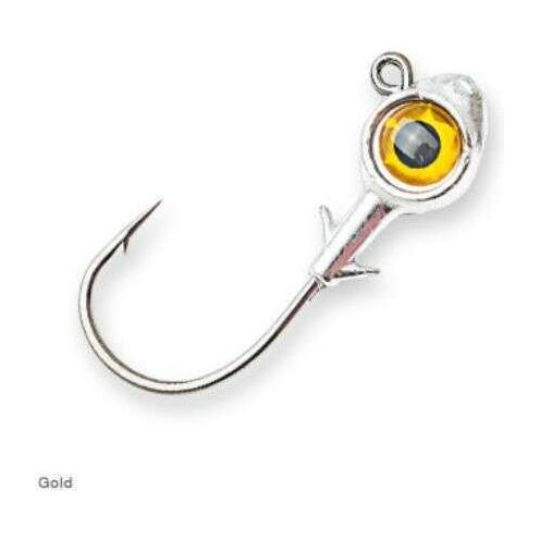 Z-Man / Chatterbait Trout Eye Jighead 1/8 Ounce 2/0 Hook Gold 3-Pack Md: TEJH18-04PK3