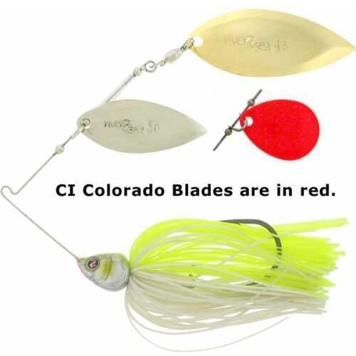 River-2-Sea Bling Spinnerbait 3/8oz Double/Wil Lemonade Twist IM-BG3/8DW-02