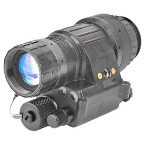 AGM Global Vision PVS-14 NL2 Night Monocular 1X Magnification Gen 2+ P43-Green Phosphor IIT Black