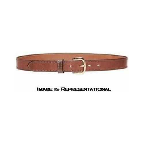 Bianchi Edc Nexbelt 1.5" Wide User Adjustable Up To 50" Leather Construction Matte Finish Tan High Gloss Silver Buckle N