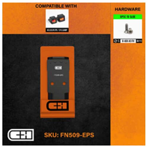 C&H Precision Weapons V4 Optic Mounting Plate Fits FN 509/510/545 For Holosun EPS/EPS Carry Anodized Finish Black  