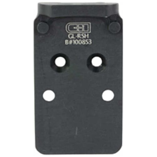 C&h Precision Weapons Chp Adapter Plate Fits The Glock Mos (not 43x Or 48) Converting It To The Trijicon Rmr/sro Holosun