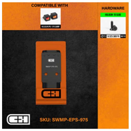 C&H Precision Weapons V4 Optic Mounting Plate Fits Smith & Wesson M2.0 C.O.R.E. For Holosun EPS/EPS Carry Anodized Finis