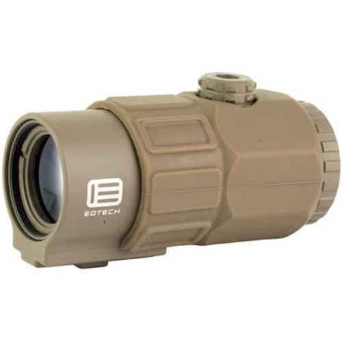 EOTech G45 Magnifier 5X QD Mount Switch to Side 34mm Matte Finish Tan Includes