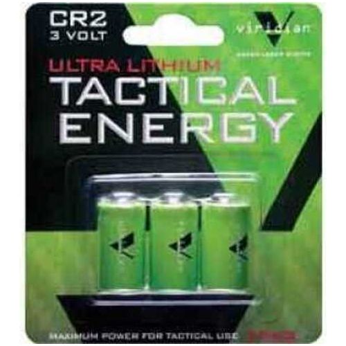 Viridian Weapon Technologies Battery CR2 Lithium 3/Pack Green VIR-CR2-3