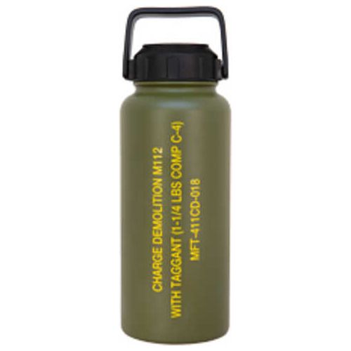 Mission First Tactical Mission First Tactical M112 Demo Charge Drinkware Bottle 32 Oz Green Dm112-32