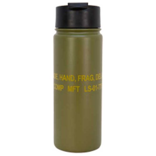 Mission First Tactical Mission First Tactical M67 Drinkware Frag Flip Top Tumbler 16 Oz Green Dm67-16