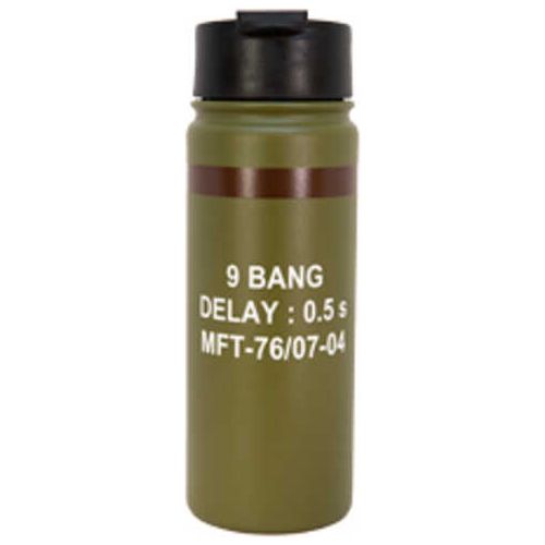 Mission First Tactical Mission First Tactical 9 Bang Drinkware Flip Top Tumbler 16 Oz Green Dm9bg-16