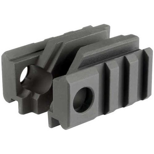 Midwest Industries Alpha Light Mount Fits Barrels With Diameter .580 - .700 2.1" 1913 Rail On Each Side Black Mi-ak-01