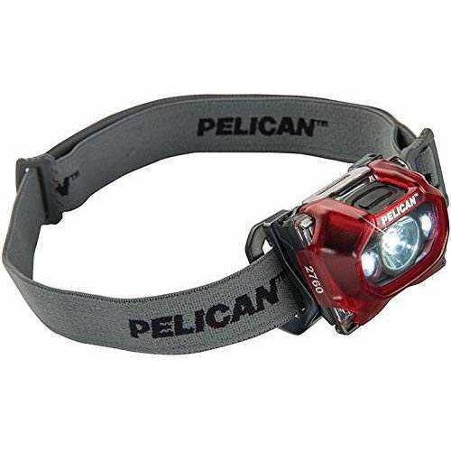 Pelican 2760 Headlamp LED 204 Lumens Red 027600-0101-170