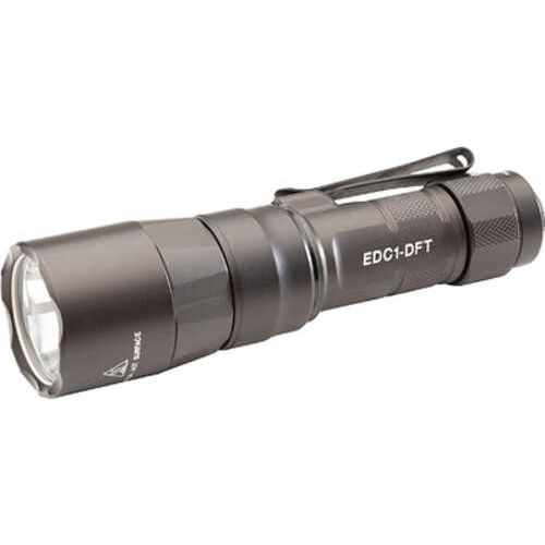 Surefire Everyday Carry Light (edc-1-dft) Dual-fuel Turbo Flashlight 650 Lumens Anodized Finish Gray Edc1-dft-ha