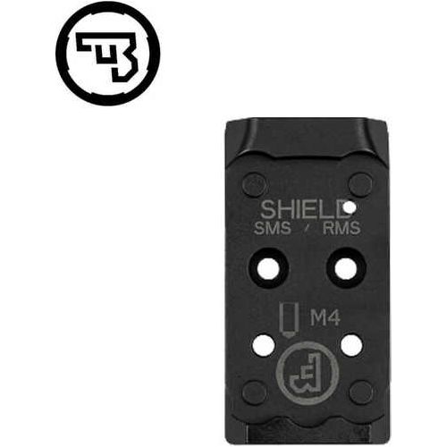 Shield Sights Mounting Plate Low Pro Slide Mount Black Fits Cz P10 Mnt-czp10-sms-rms