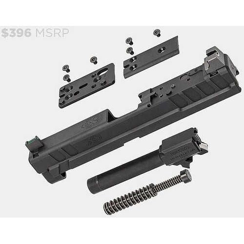 Springfield Xd Slide Assembly With Crimson Trace Ct1500 Red Dot Fits 4" 9mm Anodized Finish Black Xd4903