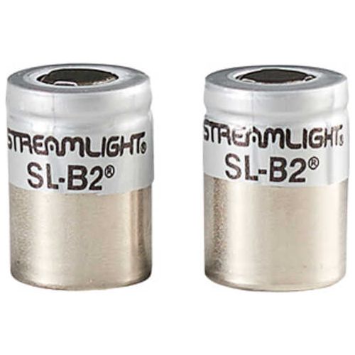 Streamlight Sl-b2 Rechargeable Battery 2 Pack Silver And Black 22121