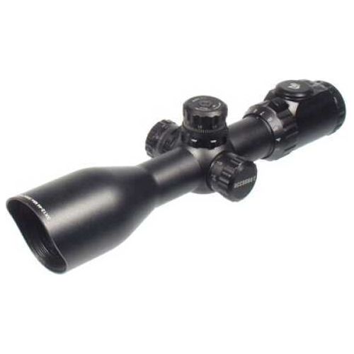 Leapers Inc. - UTG Accushot Precision Series Rifle Scope 3-12X44 Illuminated Mil-Dot Reticle Compact Adjustable Objectiv