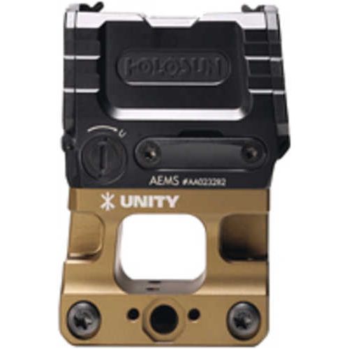 Unity Tactical FAST Flat Dark Earth AEMS Anodized FST-AEMF