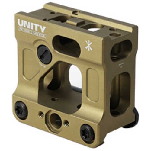 Unity Tactical FAST Micro Red Dot Mount 2.26" Optical Height Compatible with Footprints (H1 H2 T1 T2) Anodized Fin