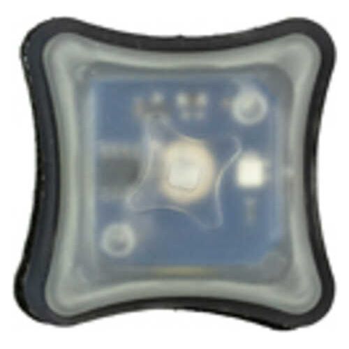 Unity Tactical Spark Marker Light Blue All Polymer Construction Velcro Backer Matte Finish Black Spk-bv1