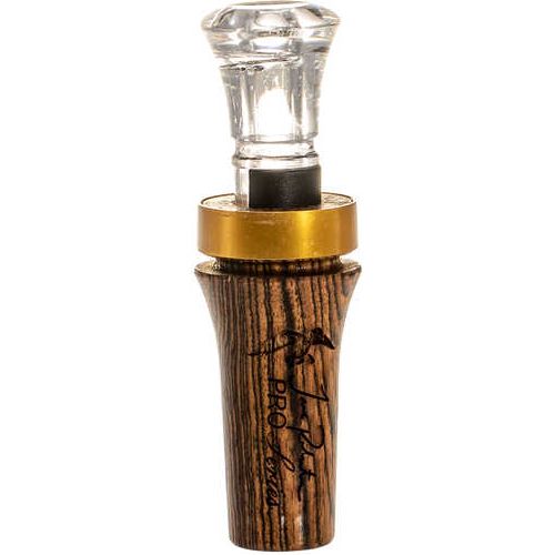 Duck Commander DCPROB Pro Series Bocote Double Reed Call Mallard Wood Brown