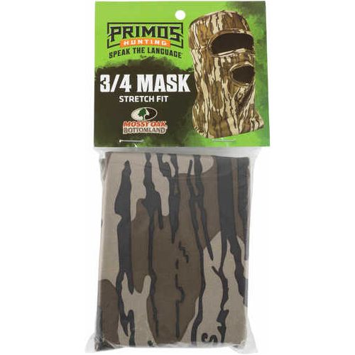 Primos Stretch Fit 3/4 Face Mossy Oak BottomLand