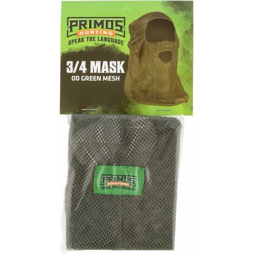 Primos PS6662 Mesh 3/4 Face OD Green