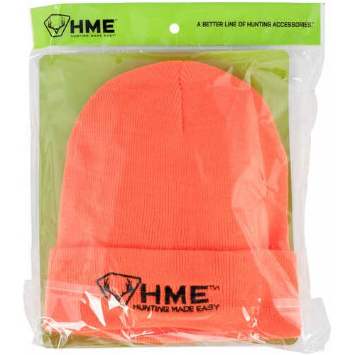 HME Vest/Beanie Combo One Size Fits Most Orange Acrylic