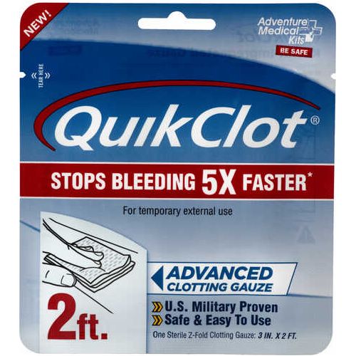 Adventure Medical Kits 50200025 QuikClot Clotting Gauze 3" X 24"