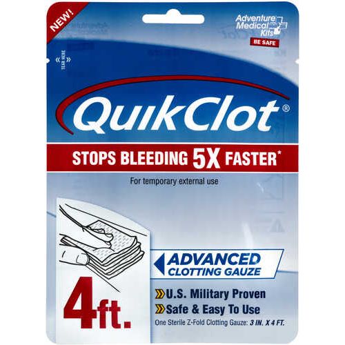 Adventure Medical Kits 50200026 QuikClot Clotting Gauze 3" X 48"