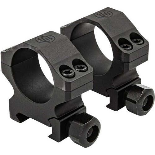 Sig Sauer Electro-Optics Alpha1 Hunting Rings Weaver 35mm 6061-T6 Aluminum Medium Black Matte