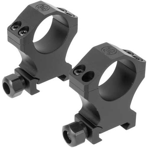 Sig Sauer Electro-Optics Alpha1 Hunting Rings Weaver 35mm 6061-T6 Aluminum Extra High Black Matte