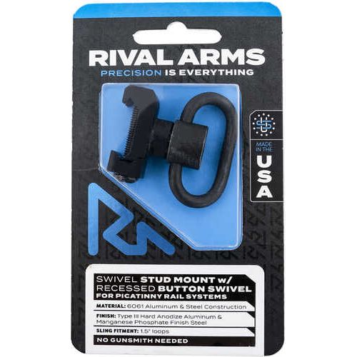 Rival Arms RA-RA92P2A Swivel Stud Mount with 1.5" Recessed Button Steel