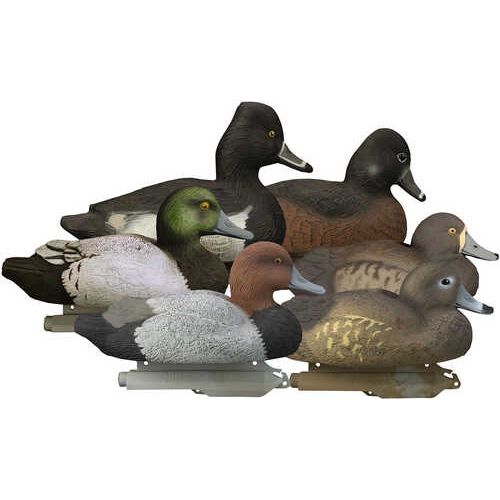 Higdon Decoys Standard Diver Pack Foam Filled Floaters Multi Color Bluebill/redhead/ringneck