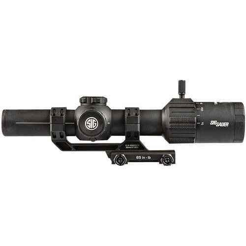 Sig Sauer Electro-Optics Tango-MSR Black Hardcoat Anodized 1-6X 24mm Illuminated Red MSR BDC6 Reticle