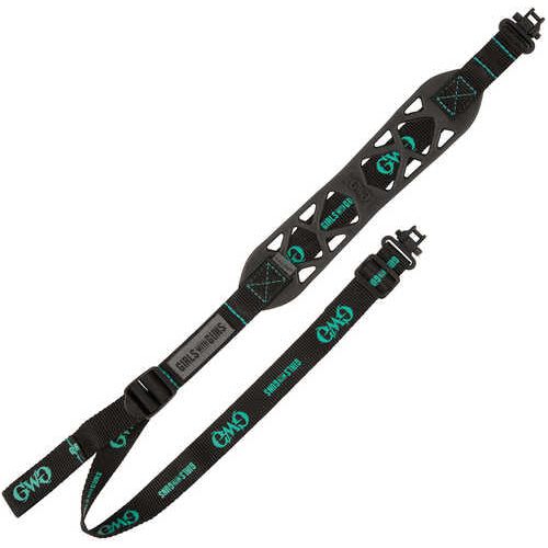 Allen Girls With Guns Black Label Sling Made Of Rubber 22.50"-39" OAL Swivels & Adjustable Design For